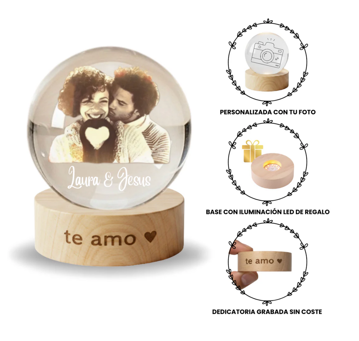 Personalized Crystal Ball Display