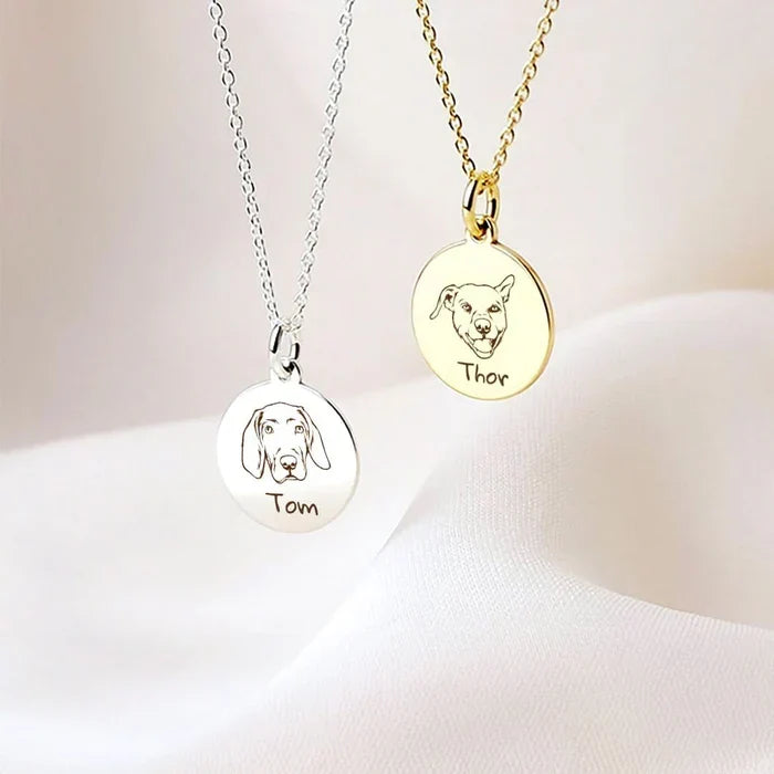 CUSTOM PET PORTRAIT NECKLACE