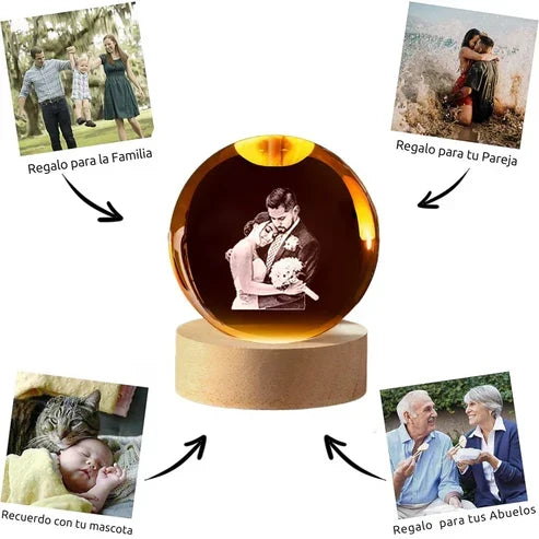Personalized Crystal Ball Display